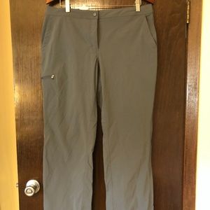 LL Bean Comfort Trail Pants, Iron/Grey, W's 14 NWT